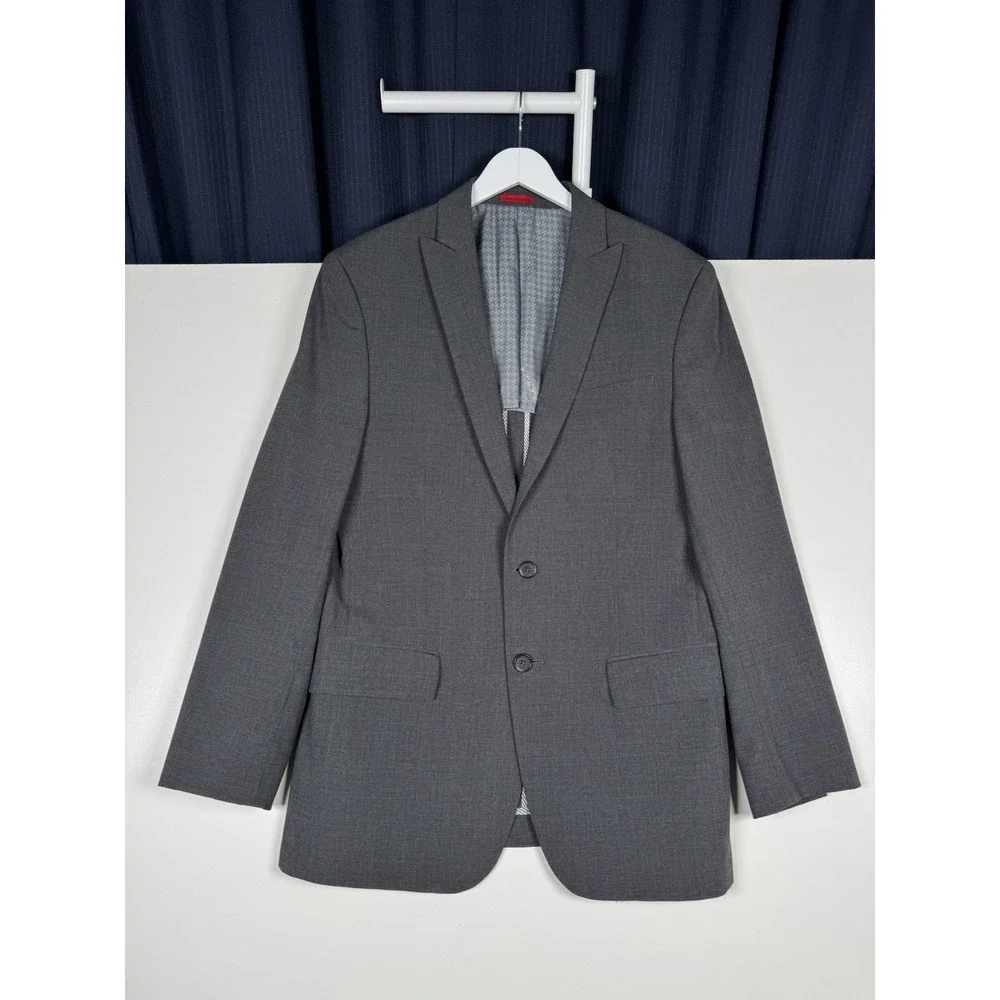 John Varvatos Wool Blazer Gray Men's 36 R and Dress Pants 31 R (Fits 32x27.5)